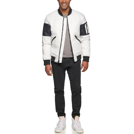 Мужская куртка Tommy Hilfiger бомбер 1159835029 (Белый XXL)