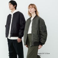 Бомбер UNIQLO 1159802167 (Черный, M)