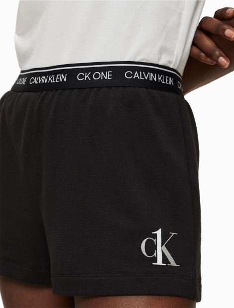 Домашние шорты Calvin Klein с логотипом 1159785265 (Черный, S)