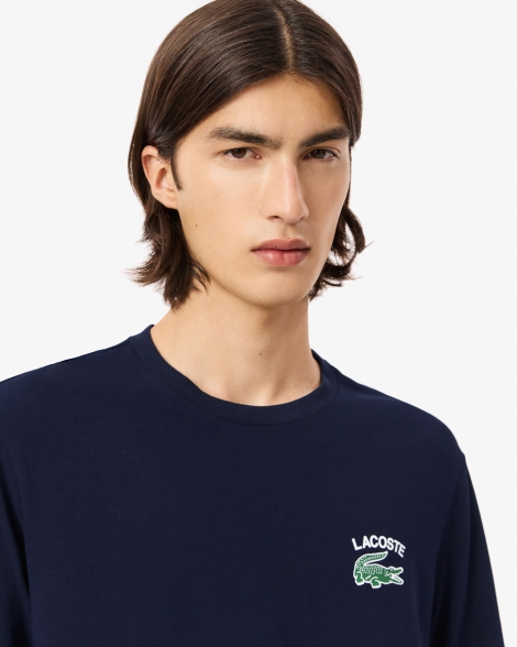 Мужской lounge лонгслив Lacoste 1159829575 (Синий M)