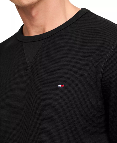 Мужской домашний комплект Tommy Hilfiger лонгслив и штаны 1159834815 (Черный M)