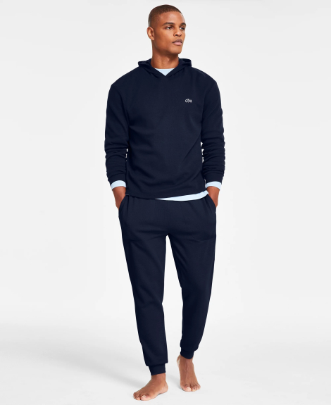 Мужские домашние штаны Lacoste 1159834824 (Синий XXL)
