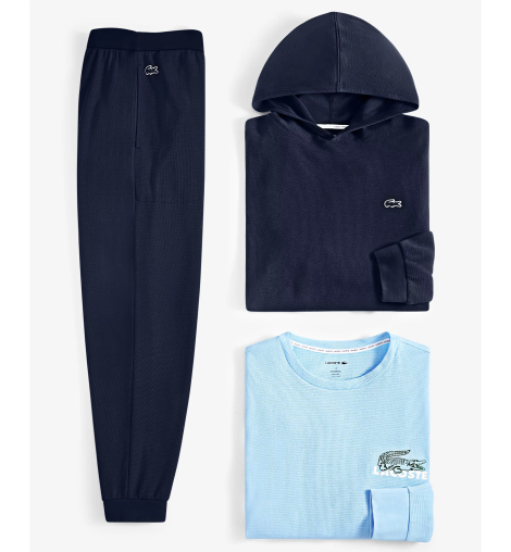 Мужские домашние штаны Lacoste 1159834824 (Синий XXL)