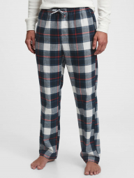 Мужские домашние штаны GAP фланелевые 1159764850 (Синий/Белый/Красный, M)