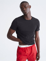 Мужской домашний комплект Calvin Klein футболка и трусы боксеры 1159774294 (Черный/красный, L)