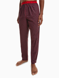 Мужские домашние штаны Calvin Klein с логотипом 1159774425 (Черный/красный, M)