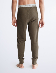 Мужские вафельные джоггеры Calvin Klein домашние штаны 1159783599 (Зеленый, S)