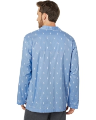 Домашняя мужская рубашка Polo Ralph Lauren 1159793683 (Голубой, XL)