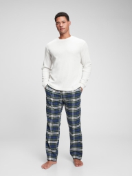 Пижамные фланелевые мужские штаны GAP 1159800245 (Синий/Зеленый, XL)
