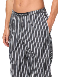 Мужские пижамные штаны Emporio Armani 1159833452 (Белый/Серый M)