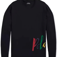 Чоловічий лонгслів Polo Ralph Lauren кофта з логотипом 1159834954 (Чорний L)