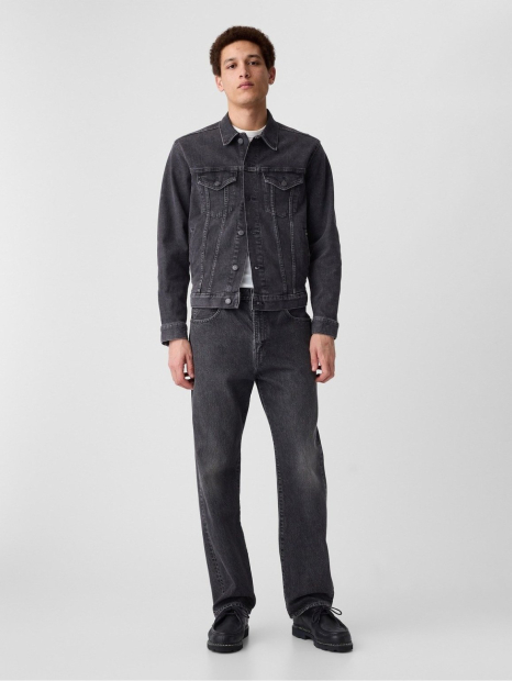 Мужская джинсовая куртка GAP 1159836460 (Серый M)