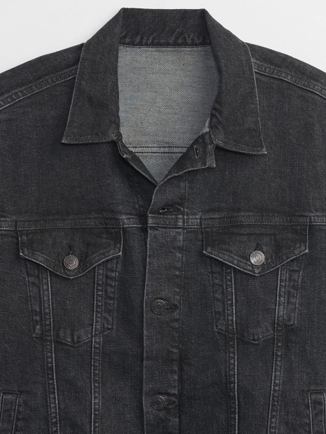 Мужская джинсовая куртка GAP 1159836460 (Серый M)