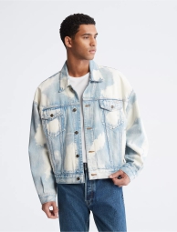 Мужская джинсовая куртка Calvin Klein джинсовка 1159794105 (Голубой, L)