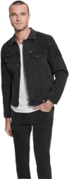 Мужская джинсовая куртка GUESS 1159794355 (Черный, XL)