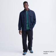 Джинсовая куртка на пуговицах UNIQLO 1159795023 (Синий, M)