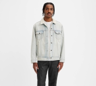 Мужская джинсовая куртка Levi's утепленная 1159801456 (Голубой, M)