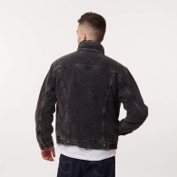 Мужская джинсовая куртка Levi's утепленная 1159801630 (Серый, XXL)