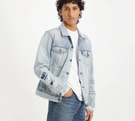 Мужская джинсовая куртка Levi's джинсовка 1159801967 (Голубой, M)