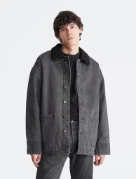 Мужская джинсовая куртка Calvin Klein джинсовка 1159807016 (Черный, M)