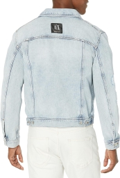 Чоловіча джинсова куртка Armani Exchange 1159807309 (Блакитний, XS)