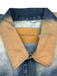 Мужская джинсовая куртка Calvin Klein с карманами 1159818605 (Синий XXL)