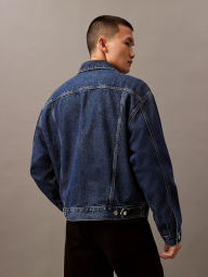 Чоловічі джинсові куртки Calvin Klein з кишенями 1159834205 (Синій XXL)