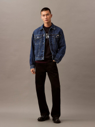 Чоловічі джинсові куртки Calvin Klein з кишенями 1159834205 (Синій XXL)
