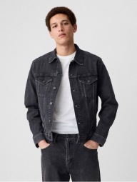 Мужская джинсовая куртка GAP 1159836460 (Серый M)