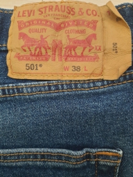 Чоловічі джинсові шорти Levi&#39;s 501® Original 1159827597 (Синій 38)