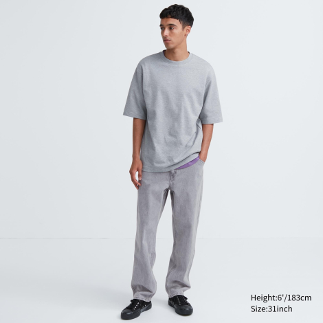 Мужские джинсы UNIQLO 1159784463 (Серый, 35)