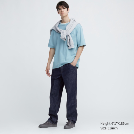 Мужские джинсы UNIQLO 1159785809 (Синий, 36)