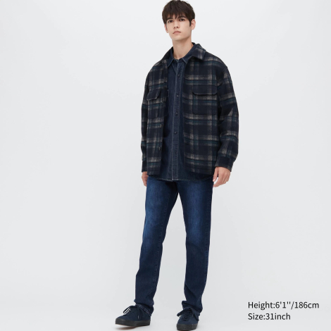 Мужские джинсы UNIQLO 1159817273 (Синий 38W 32L)