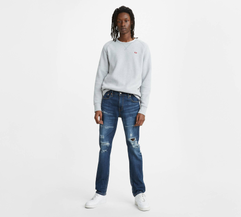 Стильные мужские джинсы Levi's 1159791620 (Синий, 33W 32L)