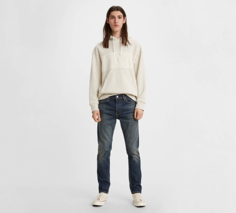 Стильні чоловічі джинси Levi's 1159799362 (Білий/синій, 30W 32L)