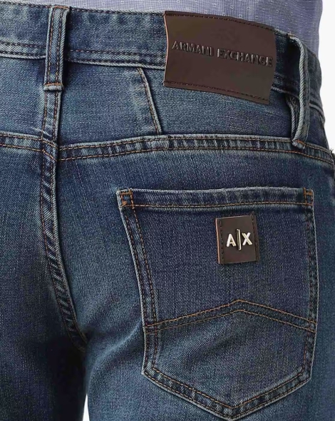 Чоловічі джинси Armani Exchange 1159810203 (Білий/синій, 32)