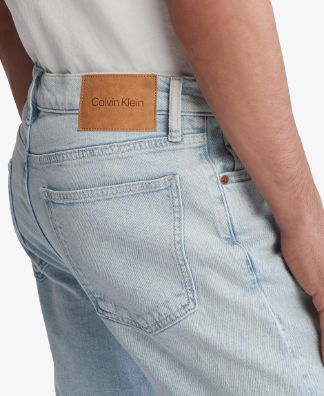 Мужские джинсы Calvin Klein прямого кроя 1159813200 (Голубой, 33W 32L)