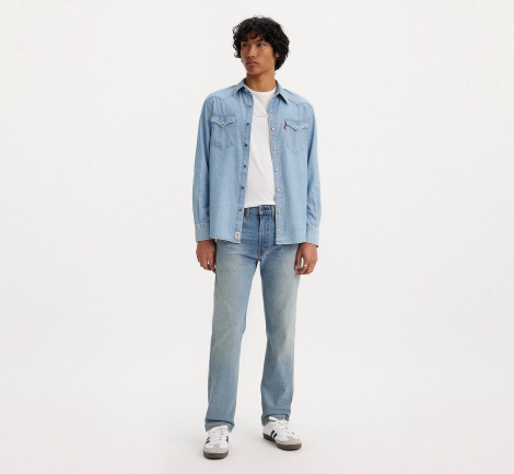 Стильные мужские джинсы 506 Levi's 1159812438 (Голубой, 34W 32L)