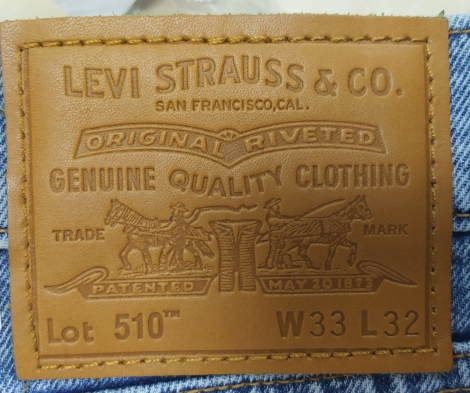 Мужские джинсы Levi's 510 1159815132 (Синий 33W 32L)