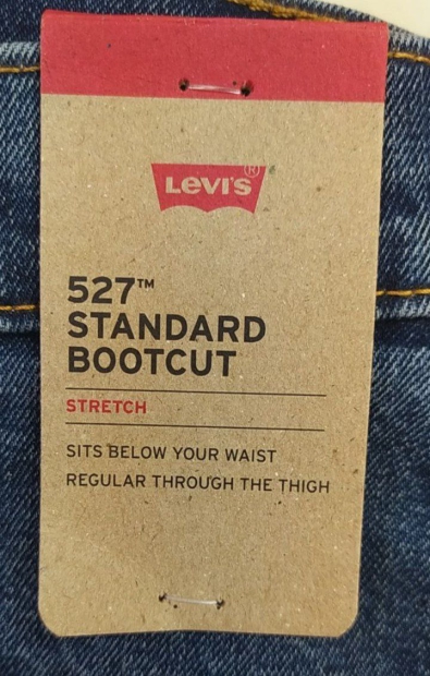 Чоловічі джинси Levi's 527 штани 1159816051 (Синій 34W 36L)