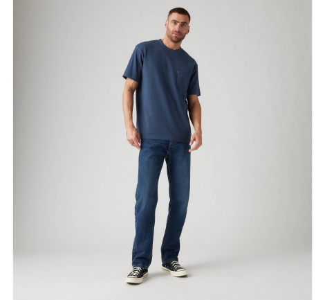 Стильные мужские джинсы 505 Levi's 1159815846 (Синий 40W 34L)