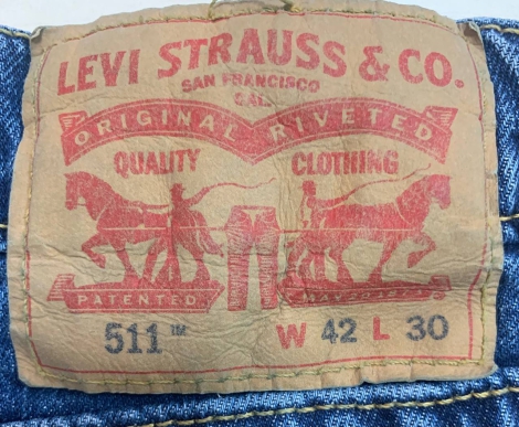 Мужские джинсы 511 Levi's 1159816054 (Синий W42 L30)