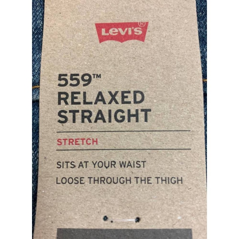 Стильные мужские джинсы 559 Levi's Relaxed Straight 1159821753 (Синий 38W 32L)