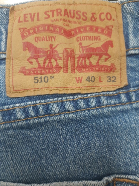 Мужские джинсы Skinny Levi's 510 1159822584 (Синий 40W 32L)