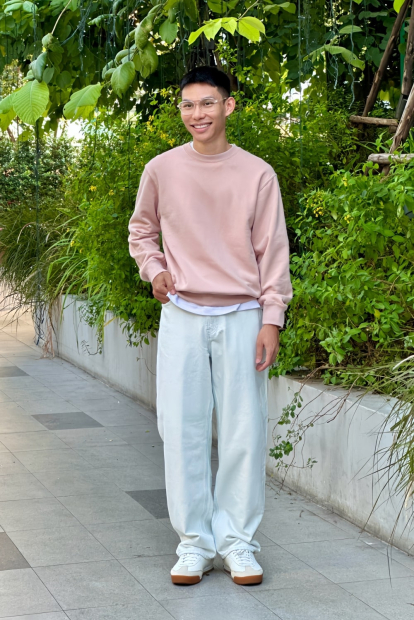Чоловічі джинси широкі UNIQLO 1159834956 (Блакитний 34)