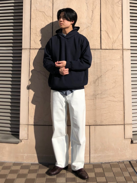Чоловічі джинси широкі UNIQLO 1159834956 (Блакитний 34)