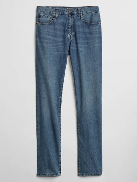 Мужские прямые джинсы GAP 1159835221 (Синий 31W 30L)