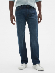 Мужские джинсы GAP прямого кроя 1159758513 (Синий, 32W 34L)