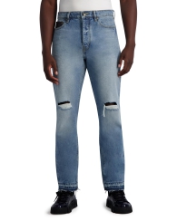 Мужские джинсы Karl Lagerfeld Paris с рваными деталями 1159810050 (Голубой, 36)