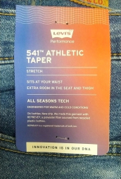 Чоловічі джинси Levi's 541 Athletic Fit 1159813711 (Білий/синій, 34W 34L)